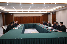 沈晓明与中国科协党组书记贺军科一行会谈