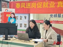 长沙桃阳社区：精准搭台促就业 “春风”送暖惠民生