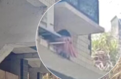 9岁女孩与家人置气爬出窗外，消防员暖心劝解