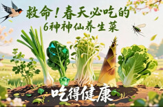 春天必吃的 6 种神仙养生菜   