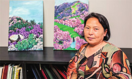 Reading Nourishes My Spirit; Inspires Creativity: Cleaner/Painter Wang Liuyun