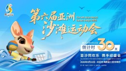 1790名运动员报名参加亚沙会