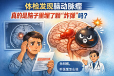 不必过分恐慌→不是所有动脉瘤都要马上手术