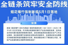 标准解读｜烟花爆竹强制新规5月落地，从源头筑牢安全防线