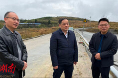 桂阳县：县长调研防汛备汛工作暨开展“走找想促”活动