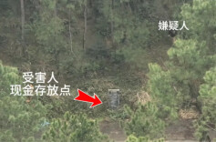 山林中藏了8万元现金，无人机迅速升空……