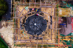 图篇新闻｜通道：侗寨鼓楼建设忙