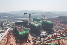 湖师大附属渌口中学建设正酣，确保今年秋季开学迎新！
