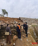 娄星区大埠桥街道成功处置一起地质灾害