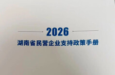湖南发布民营企业支持政策手册（2026）