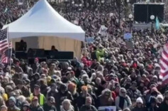 美国50个州，爆发抗议示威