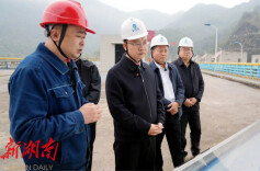 石门县：张世田调研督导防汛备汛工作