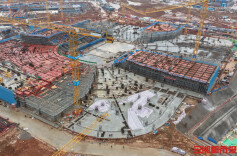 “一场两馆”冲出“正负零”！长沙奥体中心建设进入地上施工阶段丨读城