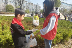 大手牵小手，长理学子开展环保志愿服务
