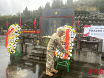 永顺县颗砂乡开展清明祭扫缅怀活动