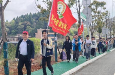 新田县城东中学开展清明祭英烈主题活动