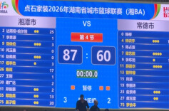 主场首秀够硬气！湘潭队87:60大胜常德