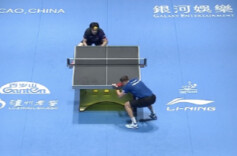 王楚钦4比3战胜约奇克 晋级世界杯男单四强