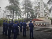 娄底消防各级组织开展清明节烈士祭扫活动
