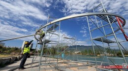 资兴东江湾水上乐园冲刺6月试营业