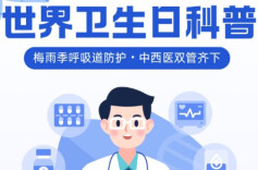 世界卫生日科普|中西结合，让呼吸道在梅雨季不那么难受！