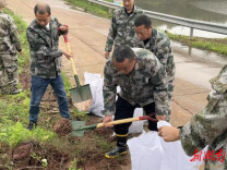 衡南县谭子山镇：开展防汛抢险应急演练 筑牢汛期安全防线