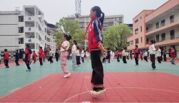 龙山县第二小学跳绳阶段性测试圆满收官