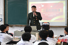 蒸湘区：三代老兵燃情开讲，共话国防传承