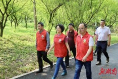 程蓓到邵阳县开展巡林工作