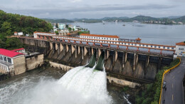 水府庙水库开闸泄洪