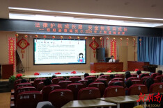 沙画开场、实操教学 桂阳法院这堂女生专属法治课“干货满满”