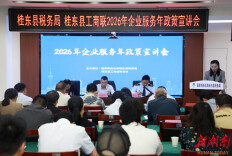 桂东县税务局、县工商联联合举办2026年“企业服务年”政策宣讲会