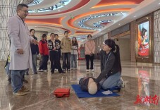张家界市医疗集团联合武陵源区人民医院开展景区急救培训活动