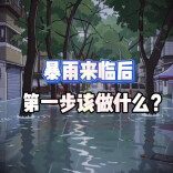 暴雨来临，第一步该做什么？