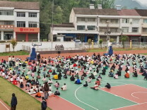 石门县三圣乡7校1600名师生同上法治课