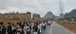江华县小圩中学：重走“红军路”，厚植红色基因