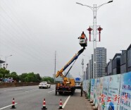 衡阳市城市照明服务中心火速“疗伤”保平安