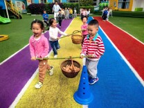 石门县皂市镇中心幼儿园的这场运动会“农耕味”十足