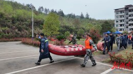 安仁金紫仙镇：冬春训课堂直击防汛演练