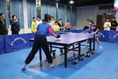 衡阳市珠晖区中小学生运动会“乒协杯”乒乓球比赛激情开幕