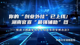 你的“创业外挂”已上线！湖南官宣“最强辅助”团——解读《湖南省大学生创业导师管理办法》