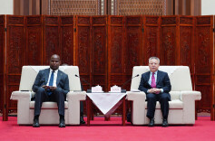 沈晓明会见莫桑比克总统查波一行