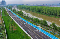 潇湘大道景观道全线通车