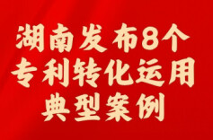 速看！湖南发布8个专利转化运用典型案例