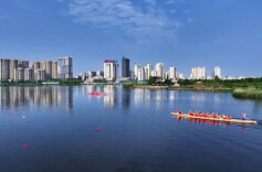 一湖碧水迎龙舟！阳明湖赛场，静待开赛→