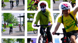 “在柳叶湖骑行是一件非常享受的事！”