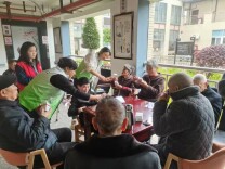 汇爱湘江 无碍乐龄——雨敞坪镇敬老院开展老年残疾人志愿活动