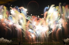 ZXMOTO Themed Fireworks Show Staged at Liuyang Sky Theater
