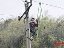 国网常宁市供电公司：战恶劣天气保供电 护塔山茶农促生产