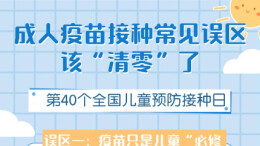 图解 | 误区“清零”！成年人接种疫苗，也是健康必修课